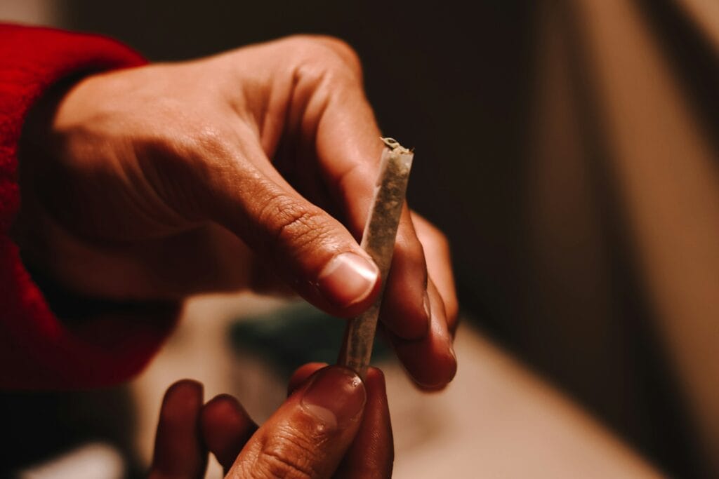 Hell on Wheels cannabis strain close-up.